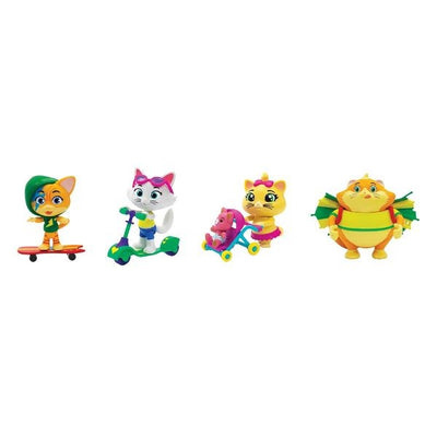 44 GATOS FIGURA C/ACCESORIOS 4 SURTIDOS (UNIDAD)