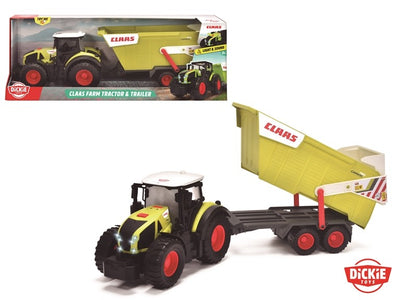 TRACTOR CLAAS GRANJA CON TRAILER 65 CM