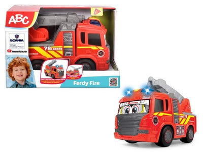 CAMIÓN BOMBEROS CON LUZ Y SONIDOS 25 CM