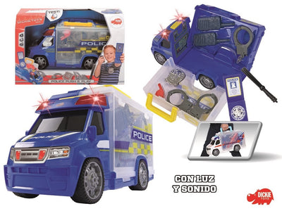 COCHE POLICIA MALETIN CON ACCESORIOS