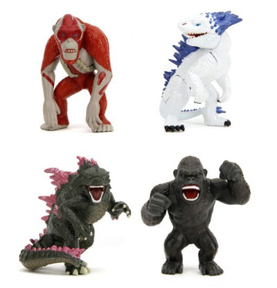 Figuras metal Monsters Godzilla X Kong 7 cm, 4 surtidos