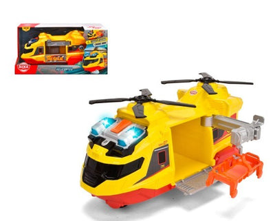 City heroes rescue helicopter 30cm luz y sonido