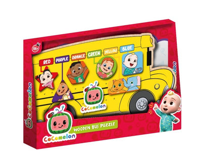 COCOMELON PUZLE TABLERO MADERA AUTOBUS (4x27x32)
