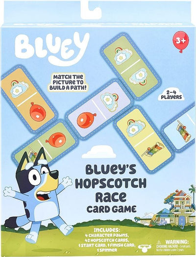 BLUEY JUEGO CARRERA DE CARTAS