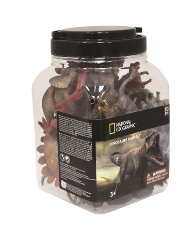 CUBO 30 PZS. DINOSAURIOS (20 FIG. + 10 ACC)
