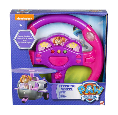 VOLANTE CON LUCES Y SONIDOS DE PAW PATROL SKYE