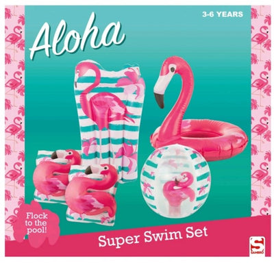 SET DE PISCINA DE FLAMINGO