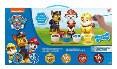 PINTA TUS FIGURAS DE PAW PATROL PACK DE 3