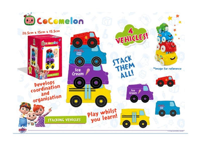 COCOMELON FUN STACKING VEHICLES