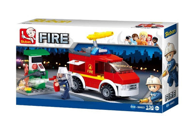FURGONETA DE BOMBEROS CON SURTIDOR