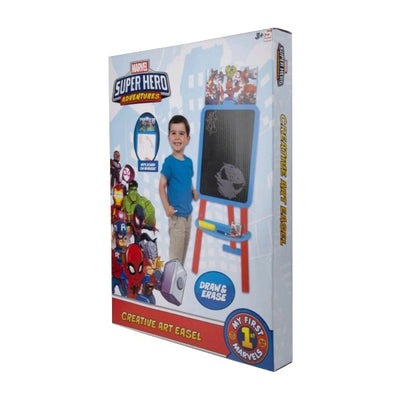 PIZARRA SUPERHEROES AVENTURAS DOBLE CARA