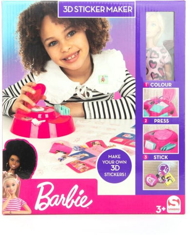 BARBIE SET DE CREACION DE PEGATINAS