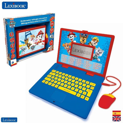 PAW PATROL BILINGUAL EDUCATIONAL LAPTOP - 124 ACTIVITIES (ES/EN)