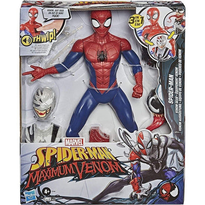 SPIDERMAN TRANSFORMER VENOM CON ACCESORIOS SONIDOS