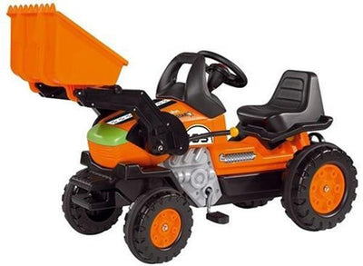 TRACTOR CON PALA NARANJA ELECTRONICO