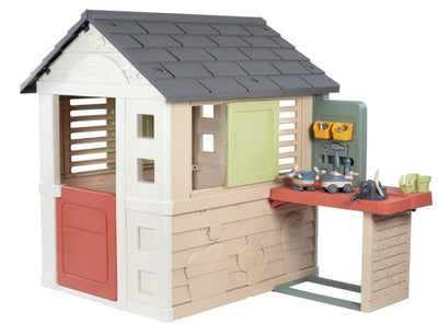 Smoby Life Casa Nature Con Banco De Trabajo