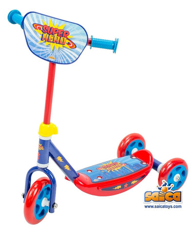 PATINETE 3 RUEDAS SUPER HERO
