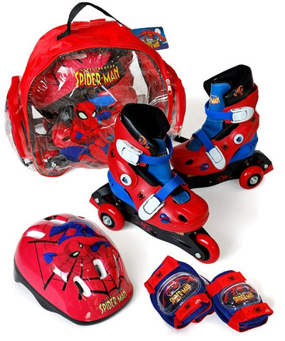 PATINES EN LINEA PROTECCIONES SPIDERMAN T31-34