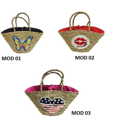 BOLSO PLAYA LENTEJUELAS REVERSIBLES 3 MODELOS DISPONIBLES
