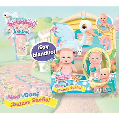 MUÑECO BEBE RECIEN NACIDO BOUNCIN BABIES