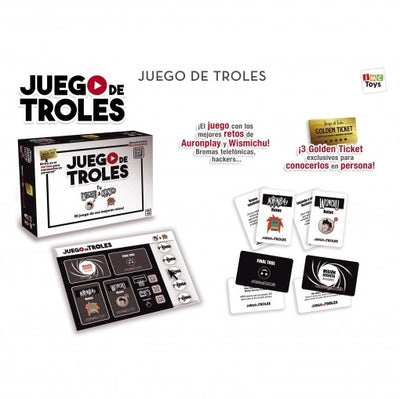 YOUTUBERS: JUEGO DE TROLES (JUEGO DE MESA)