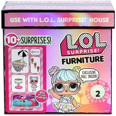 L.O.L SURPRISE - FURNITURE PACKS + 1 MUÑECA SERIE 2